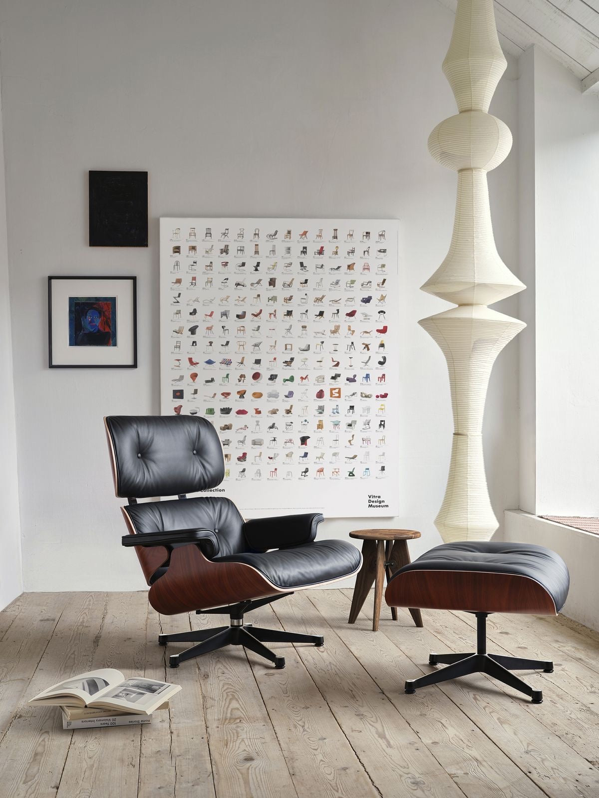 Vitra Eames Lounge Chair WIth Footstool