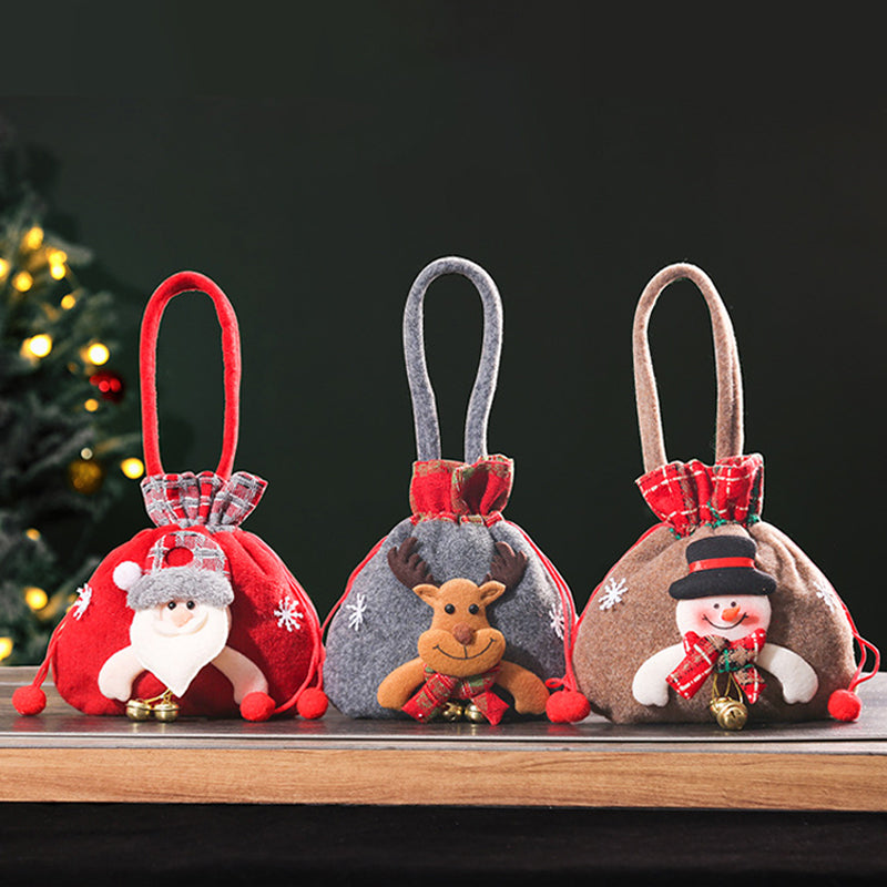 šAchetez 5 et obtenez 5 gratuitementš-Cadeau de NoĆ«l Sac de poupĆ©e Bonhomme de neige