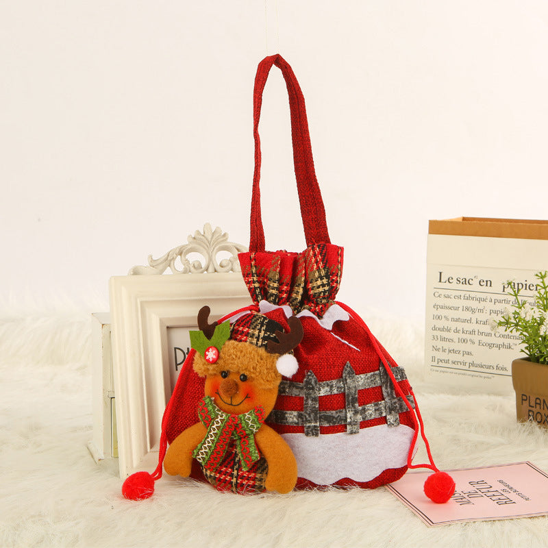 šAchetez 5 et obtenez 5 gratuitementš-Cadeau de NoĆ«l Sac de poupĆ©e Bonhomme de neige