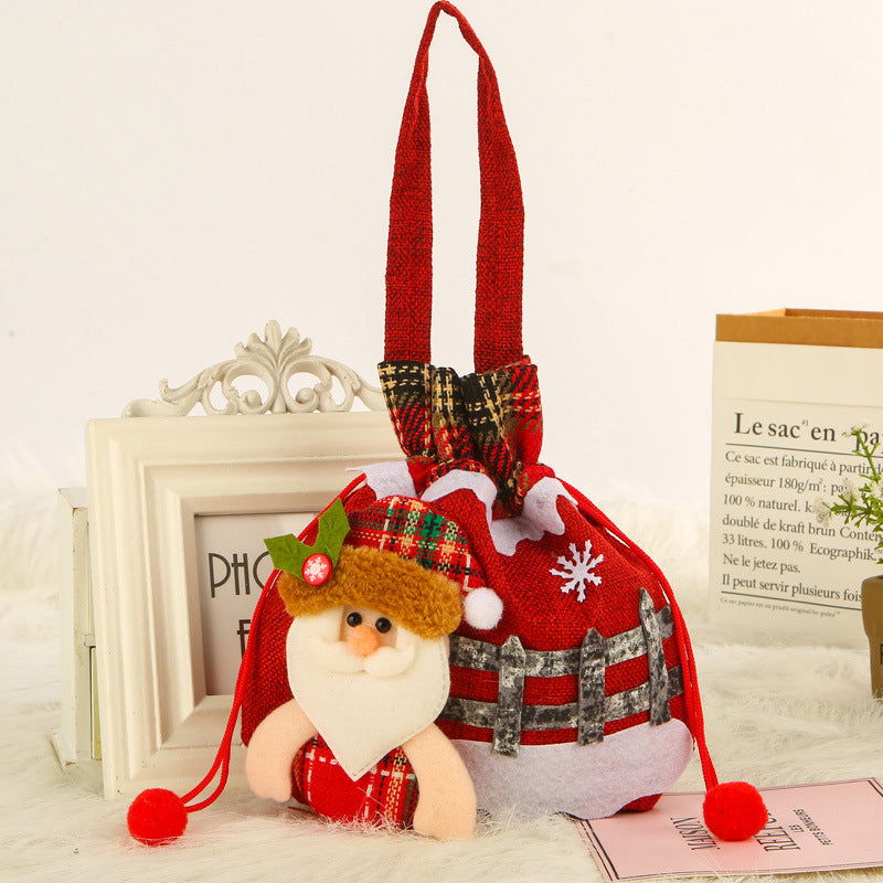 šAchetez 5 et obtenez 5 gratuitementš-Cadeau de NoĆ«l Sac de poupĆ©e Bonhomme de neige