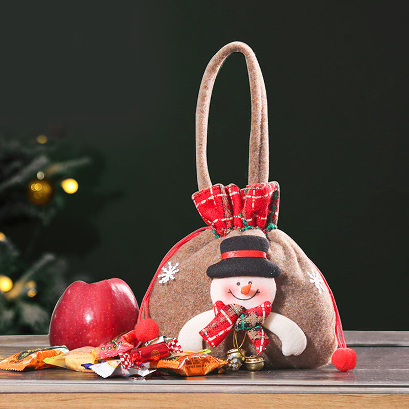 šAchetez 5 et obtenez 5 gratuitementš-Cadeau de NoĆ«l Sac de poupĆ©e Bonhomme de neige