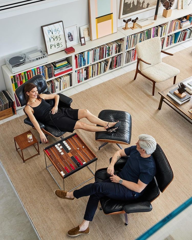 Vitra Eames Lounge Chair WIth Footstool