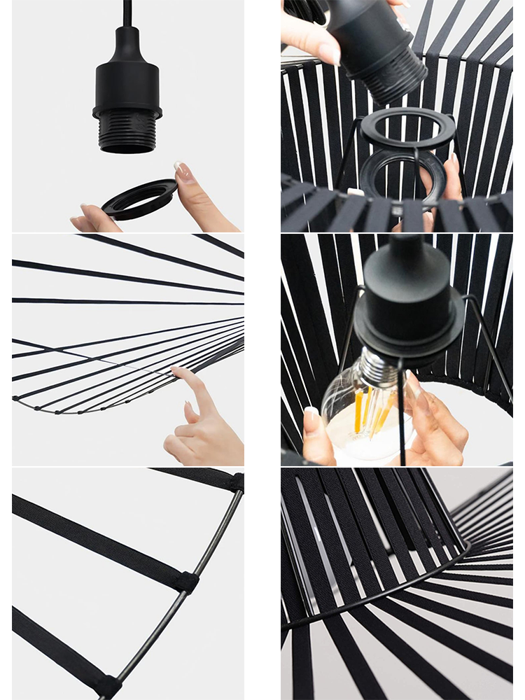 Petite Friture Vertigo Pendant Light, Adjusted Overhead Light Length