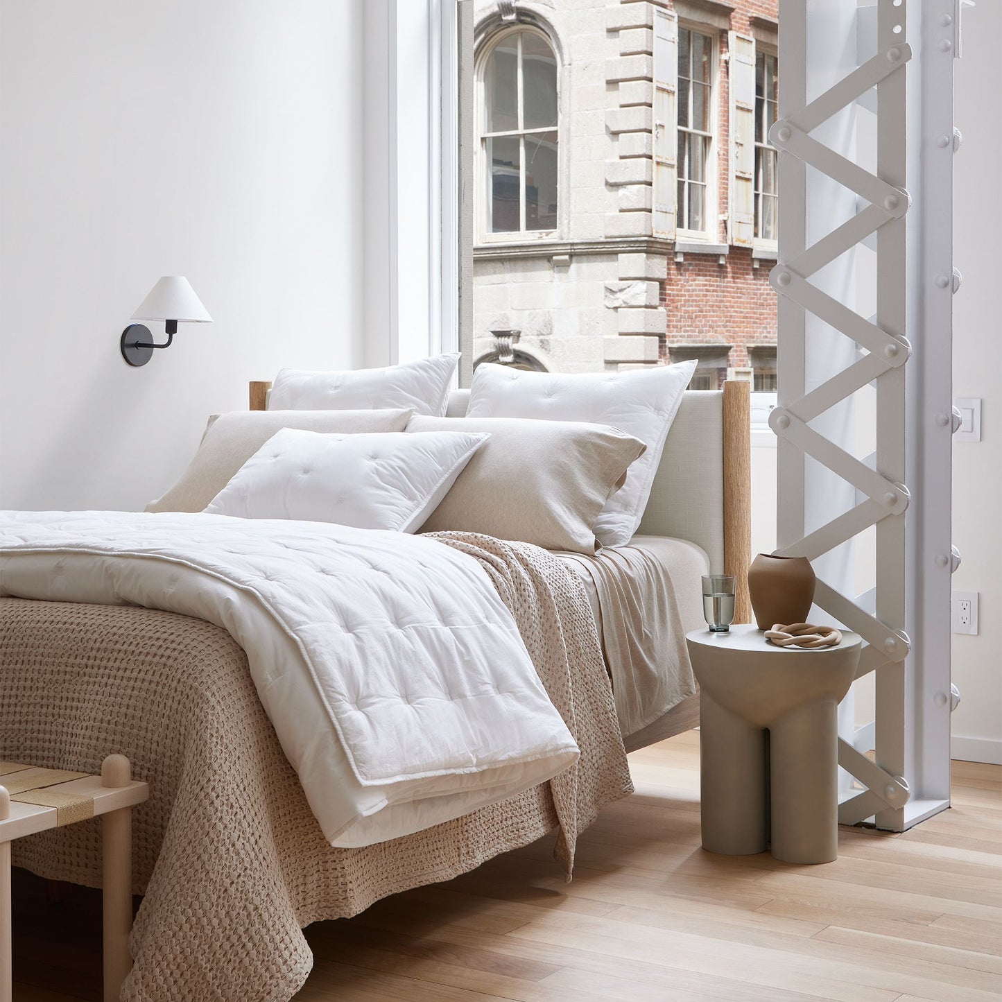 Washed Cotton Comforter & Shams