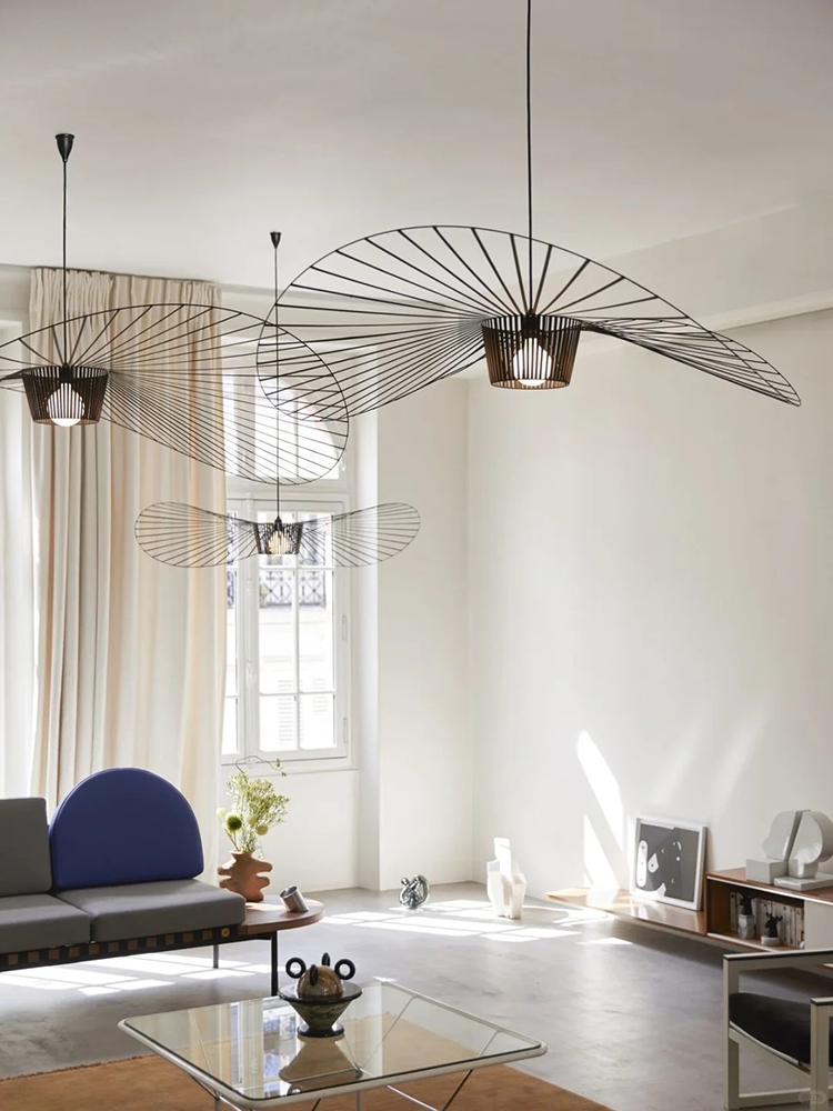 Petite Friture Vertigo Pendant Light, Adjusted Overhead Light Length