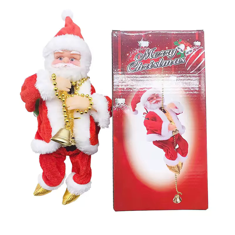 Promotion de Noël anticipée : Père Noël électrique qui monte et descend en musique 🎄🎶