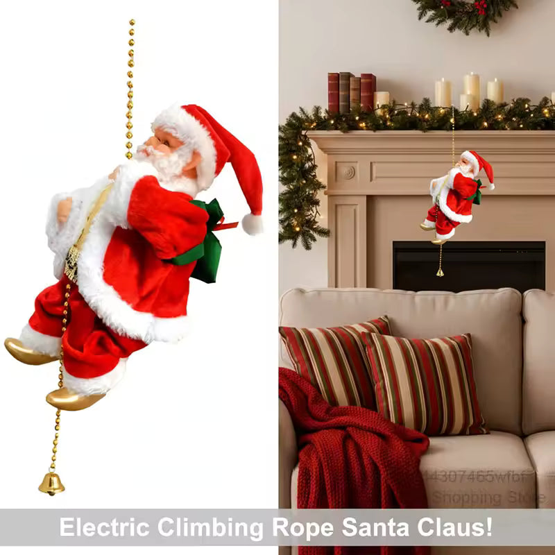 Promotion de Noël anticipée : Père Noël électrique qui monte et descend en musique 🎄🎶