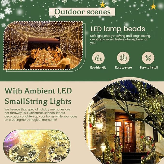 ✨Promotion de Noël anticipée : 50 % de réduction - 🎁Guirlande lumineuse en fil de cuivr