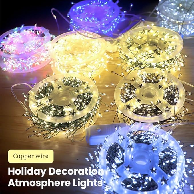 ✨Promotion de Noël anticipée : 50 % de réduction - 🎁Guirlande lumineuse en fil de cuivr