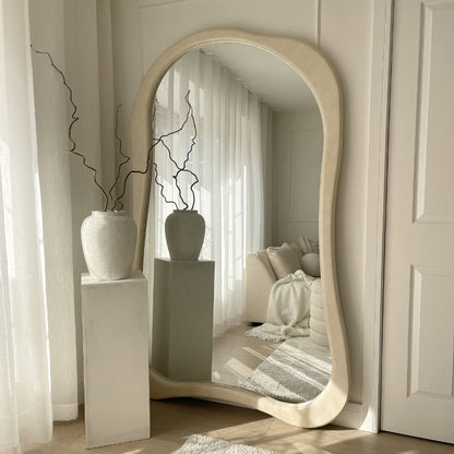 (Set of 1)180 x 120 / 170 x 85 cm Arcurva 3 Color Wood Floor Mirror