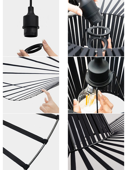 Petite Friture Vertigo Pendant Light, Adjusted Overhead Light Length