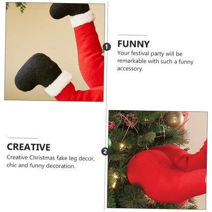 💝🎄Décoration de Noël en pattes de Père Noël🔥