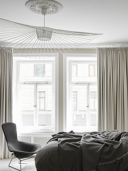Petite Friture Vertigo Pendant Light, Adjusted Overhead Light Length