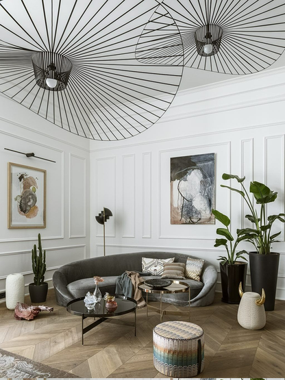 Petite Friture Vertigo Pendant Light, Adjusted Overhead Light Length